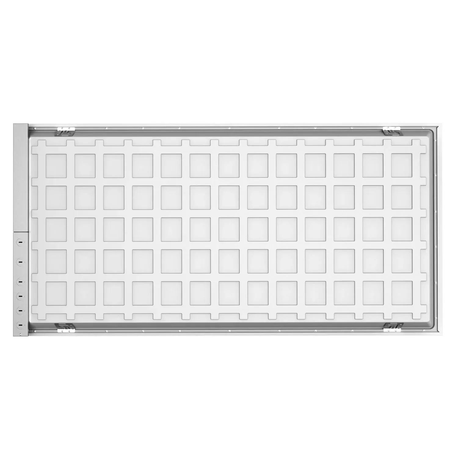 2x4 Foot LED Backlit Panel, 5544 Lumen Max, Wattage and CCT Selectable, Emergency Backup Option, 120-277V