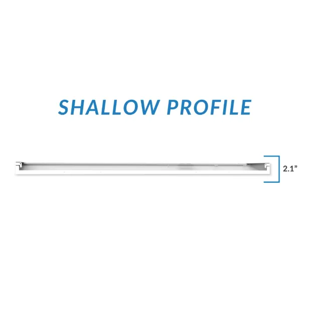 2x4 Foot LED Volumetric Troffer, 7000 Lumen Max, Wattage and CCT Selectable, 120-277V