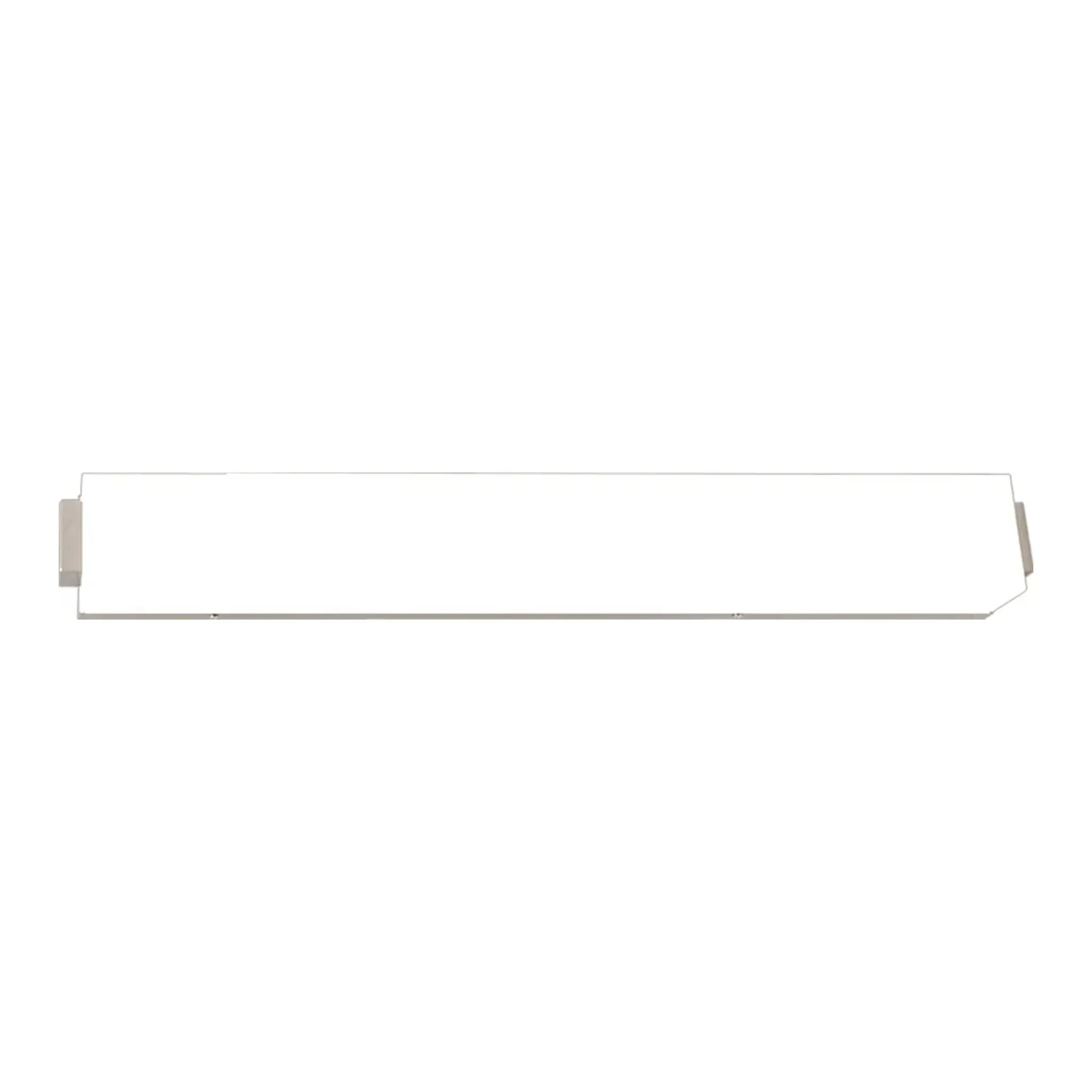 36" LED Multi-CCT Vanity Light with Square PC Lens, 30W, 2000 Lumens, Brushed Nickel