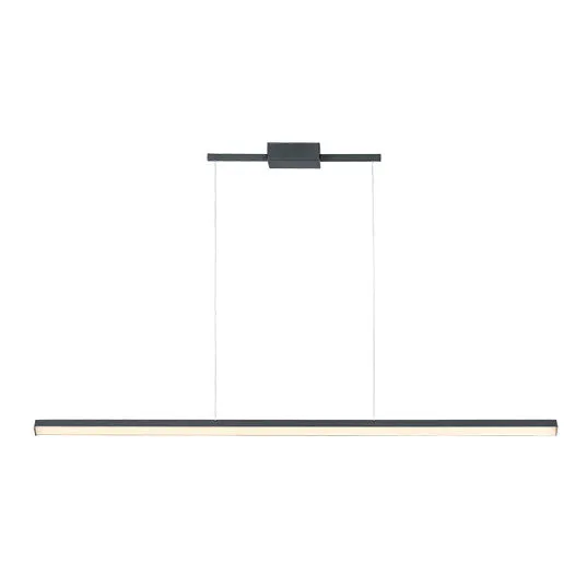 48" Hover LED Pendant, 1,400 Lumens, 20W, 120-277V, 3000K, Black Finish