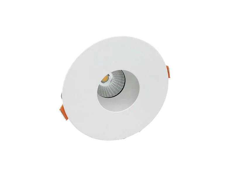 4" LED Architectural Winged Recessed Light, Pin Hole, 490 Lumens, 7 Watts, 120V, CCT Available 2700K, 3000K, 3500K, 4000K, or 5000K, Black or White