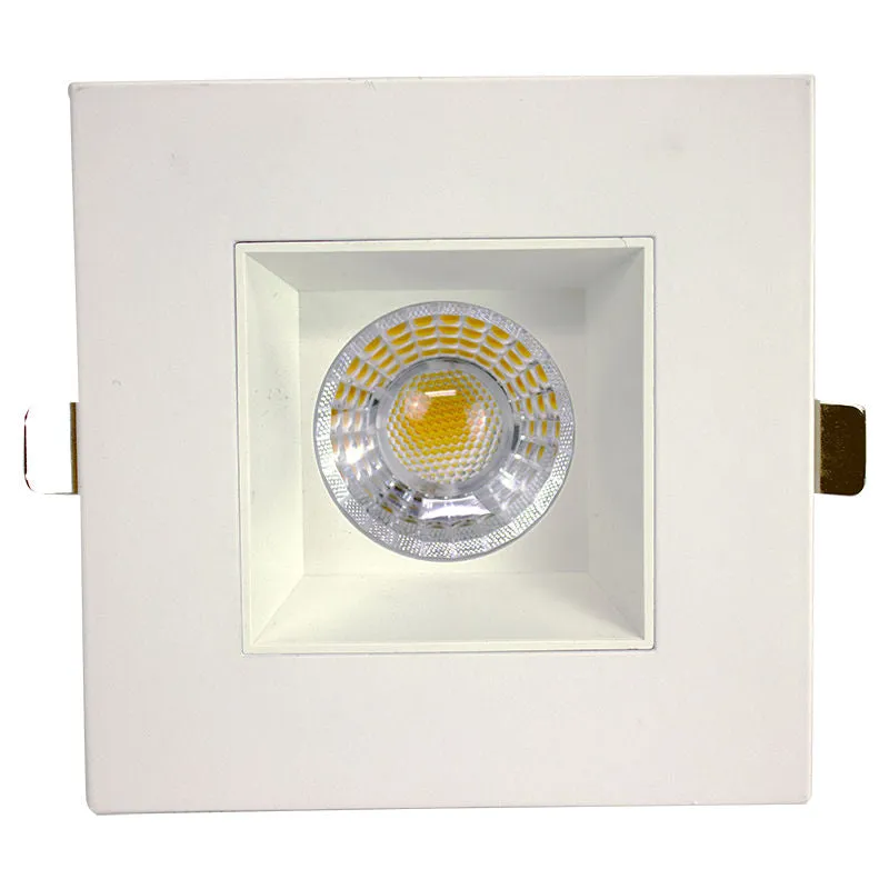 4" LED Snap-In Square Recessed Light, 1,350 Lumens, 15W, 120V, CCT Selectable 2700K/3000K/3500K/4000K/5000K