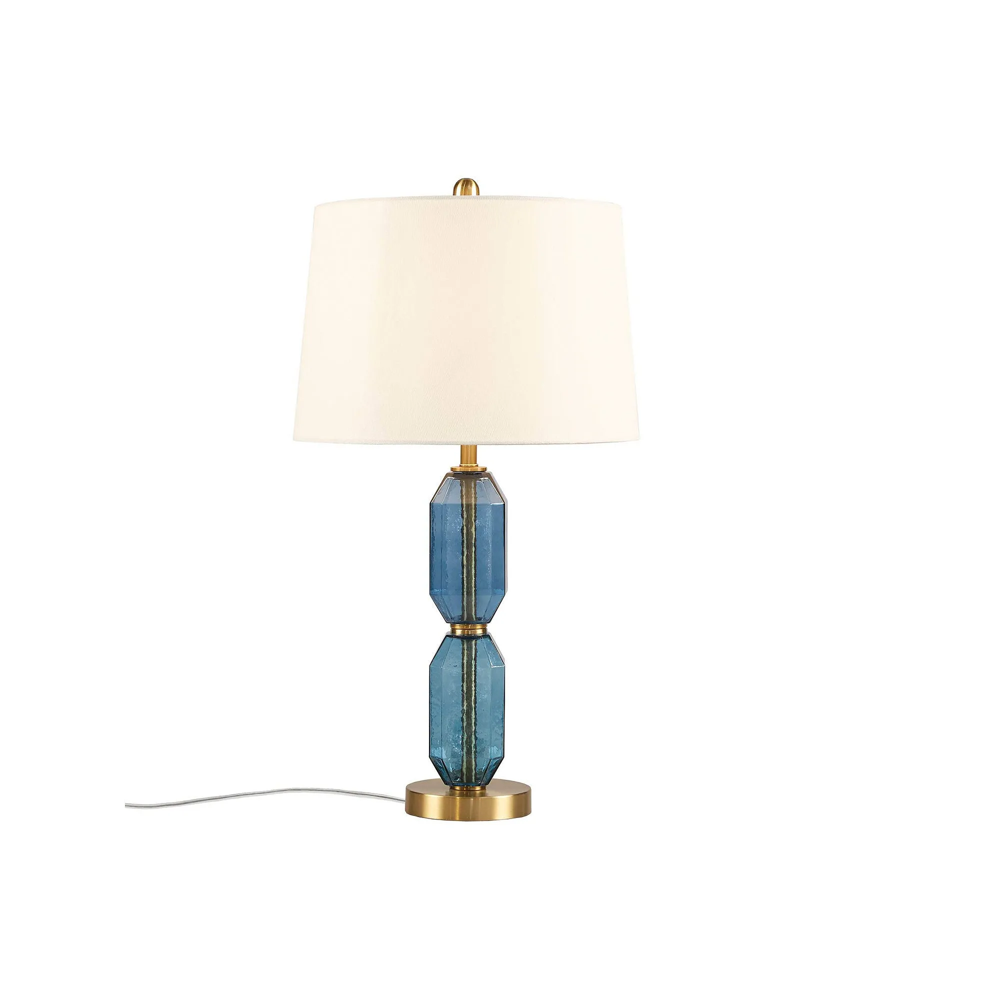 510 Design 26.5 Zirconia Faceted Table Lamp - BLUE ONE SIZE