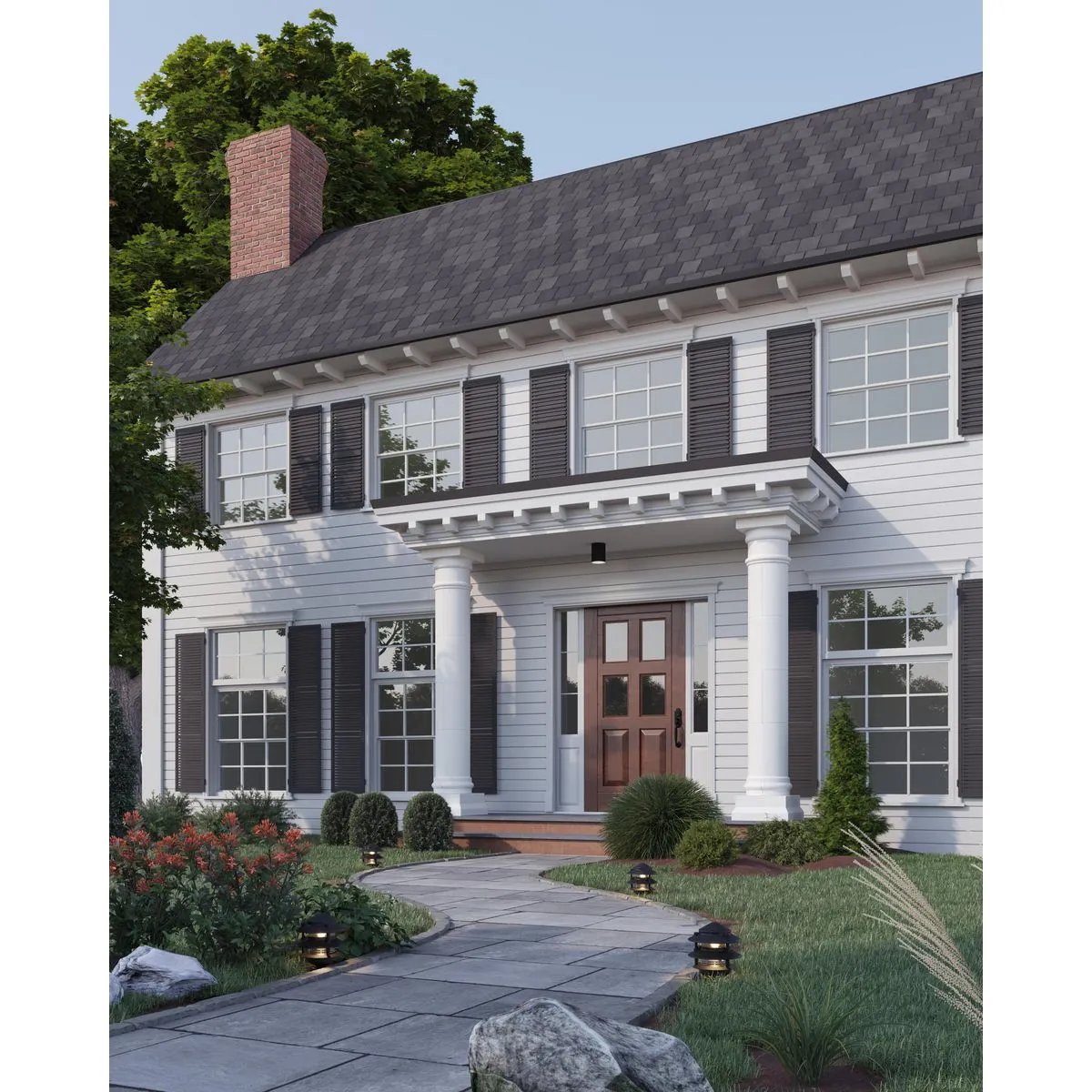 5" LED Outdoor Ceiling Mount Cylinder