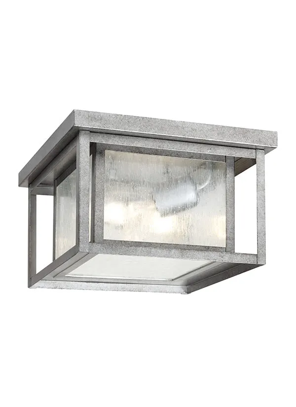 78027-12, Two Light Outdoor Ceiling Flush Mount , Hunnington Collection