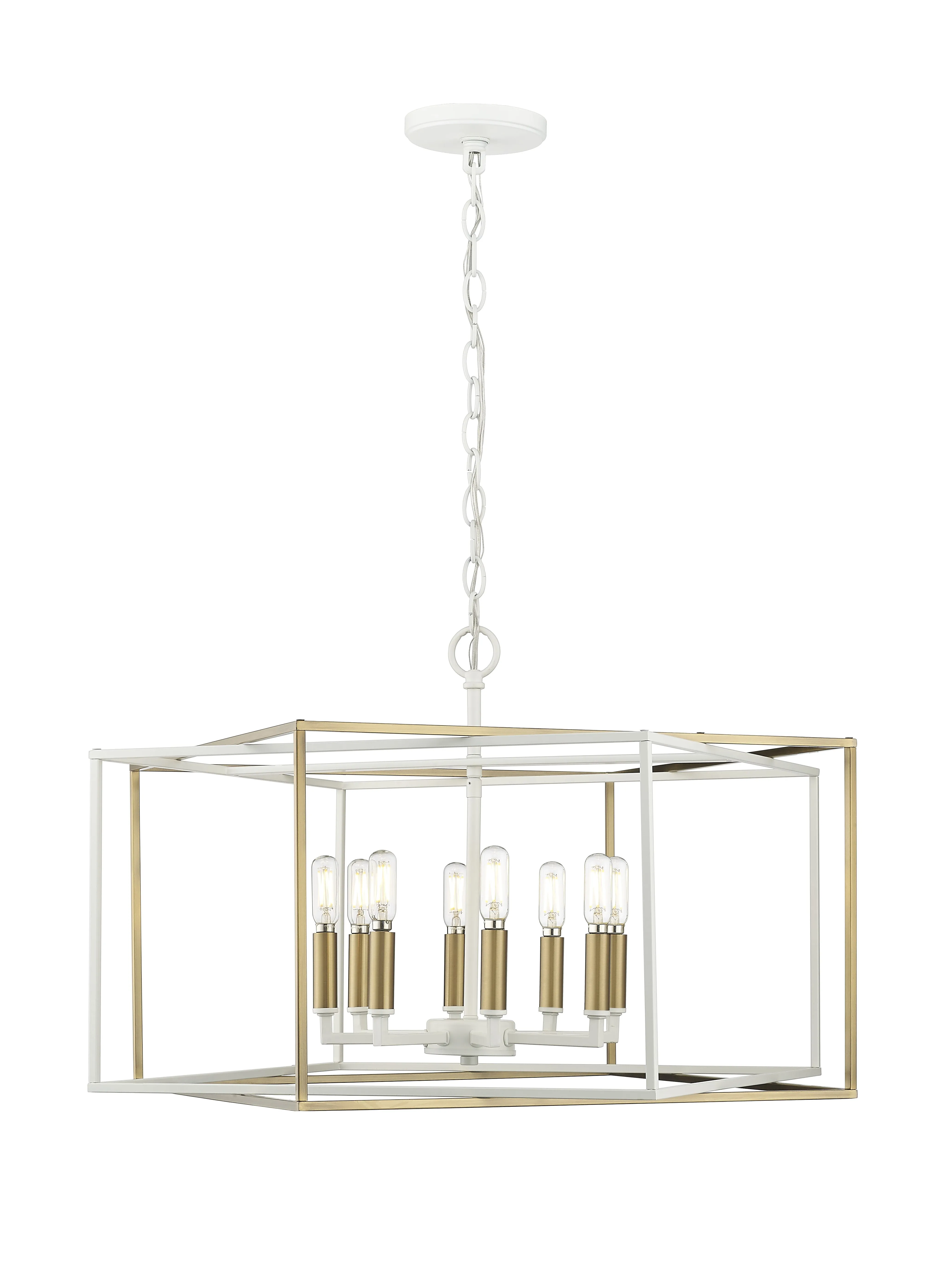 8 Light Pendant Light, Lowe Collection
