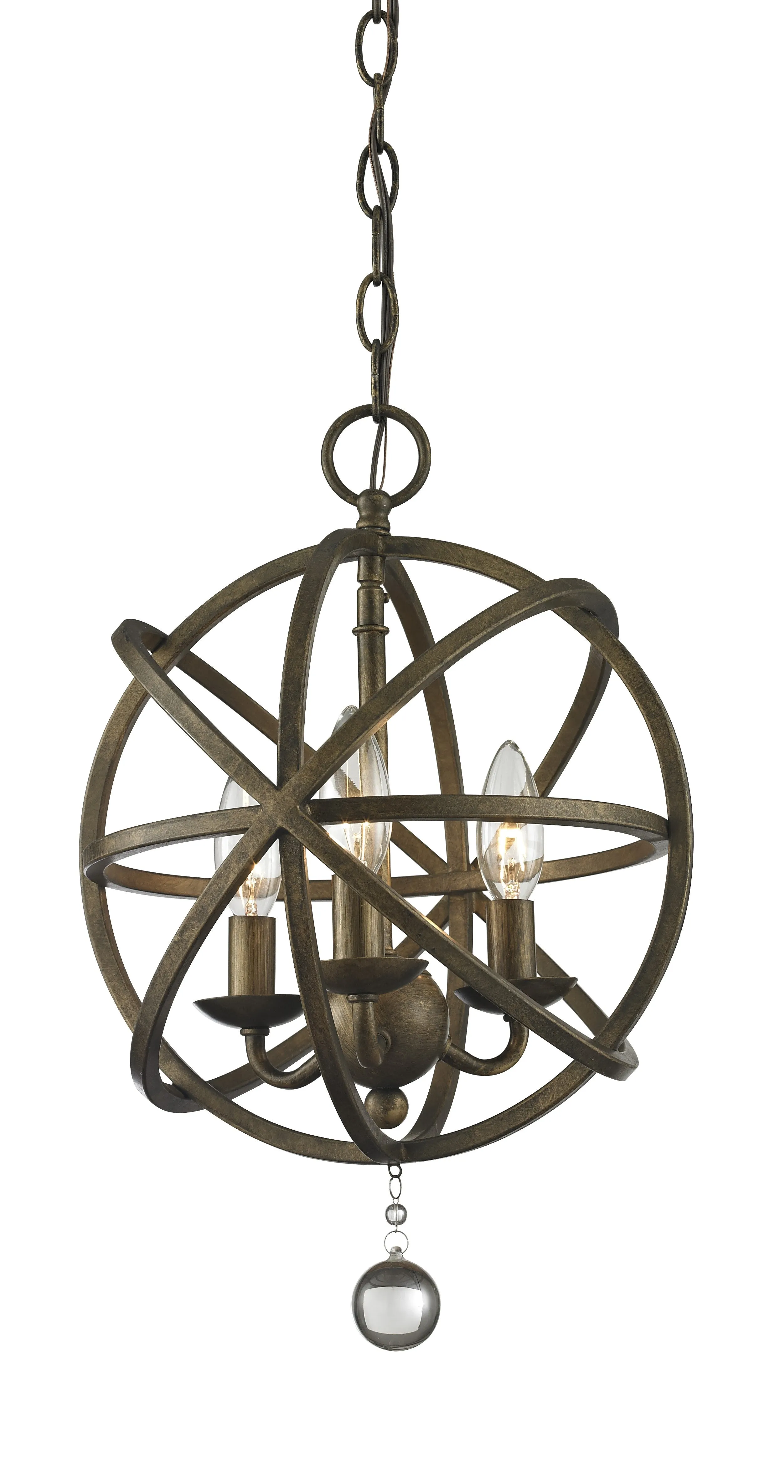 Acadia Three Light Chandelier