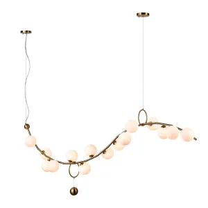 Acuminate LED Linear Chandelier