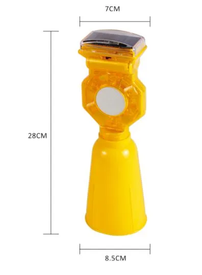 Aiko Solar Road Light (Hex Type) C/W Metal Clamp #7359 | Model : RL-7359