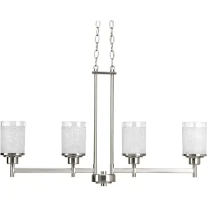 Alexa Collection Four-Light Linear Chandelier