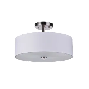 Amie Four Light Semi Flush - Satin Nickel