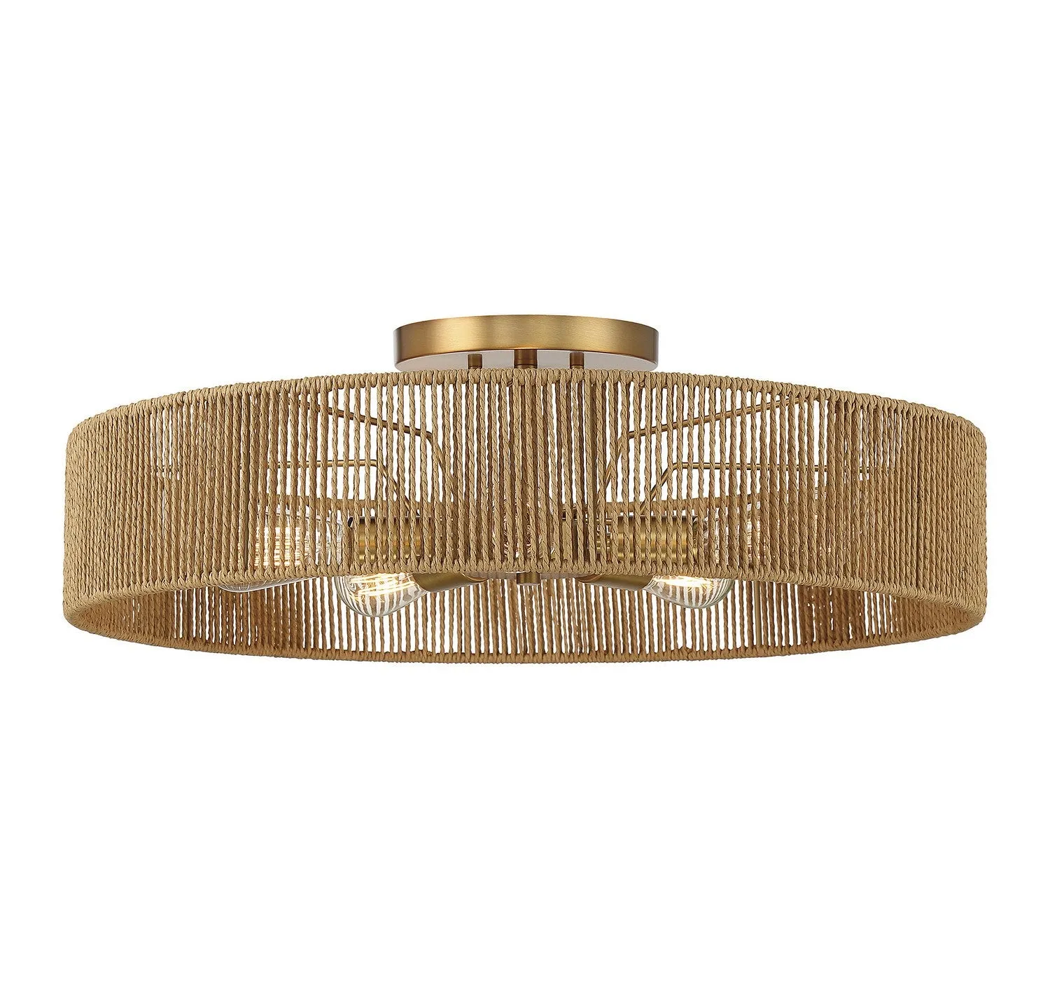 Ashe Five Light Semi Flush Mount