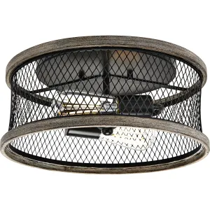 Austelle Collection Two-Light 14" Flush Mount