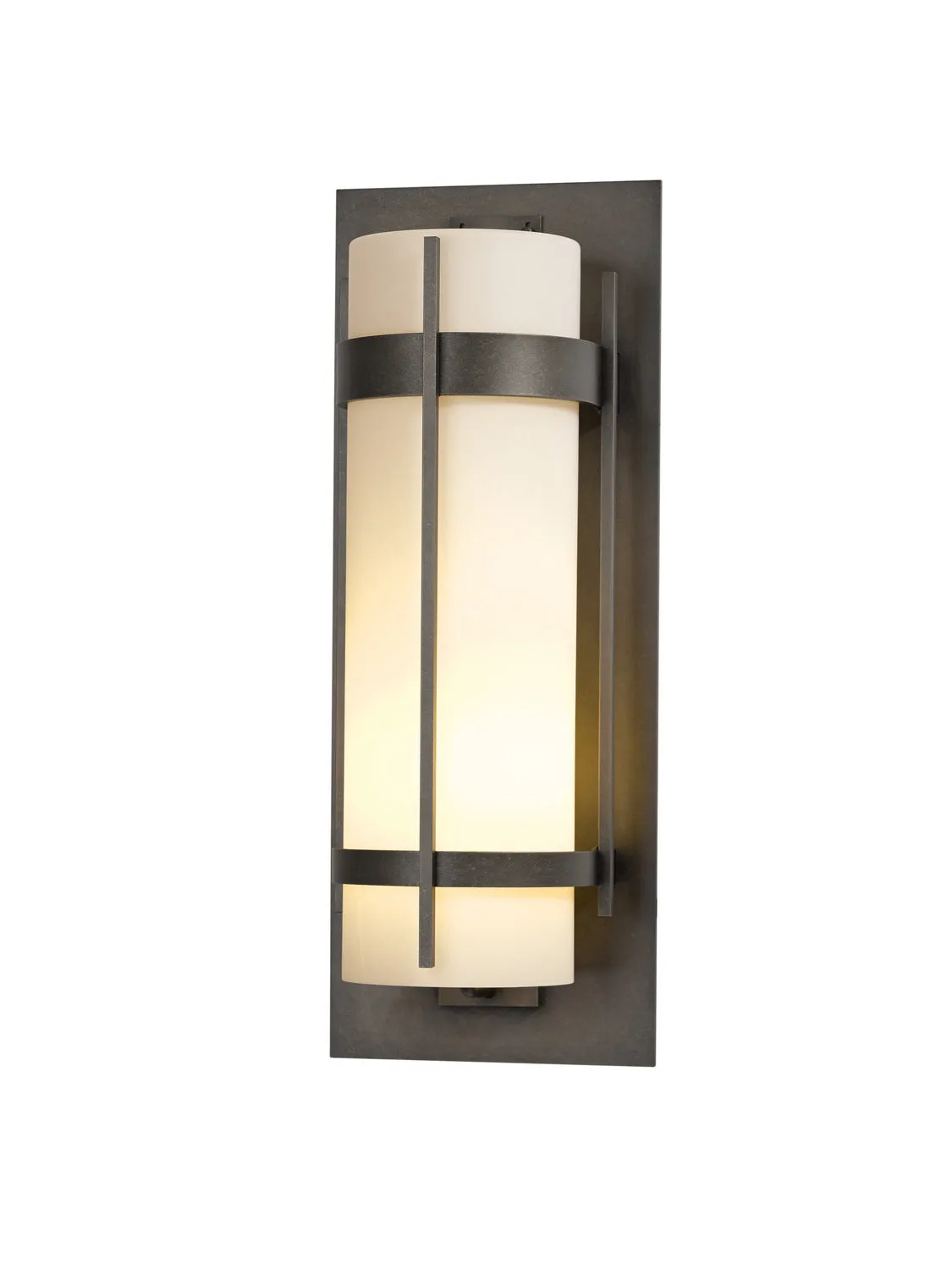 Banded One Light Outdoor Wall Sconce