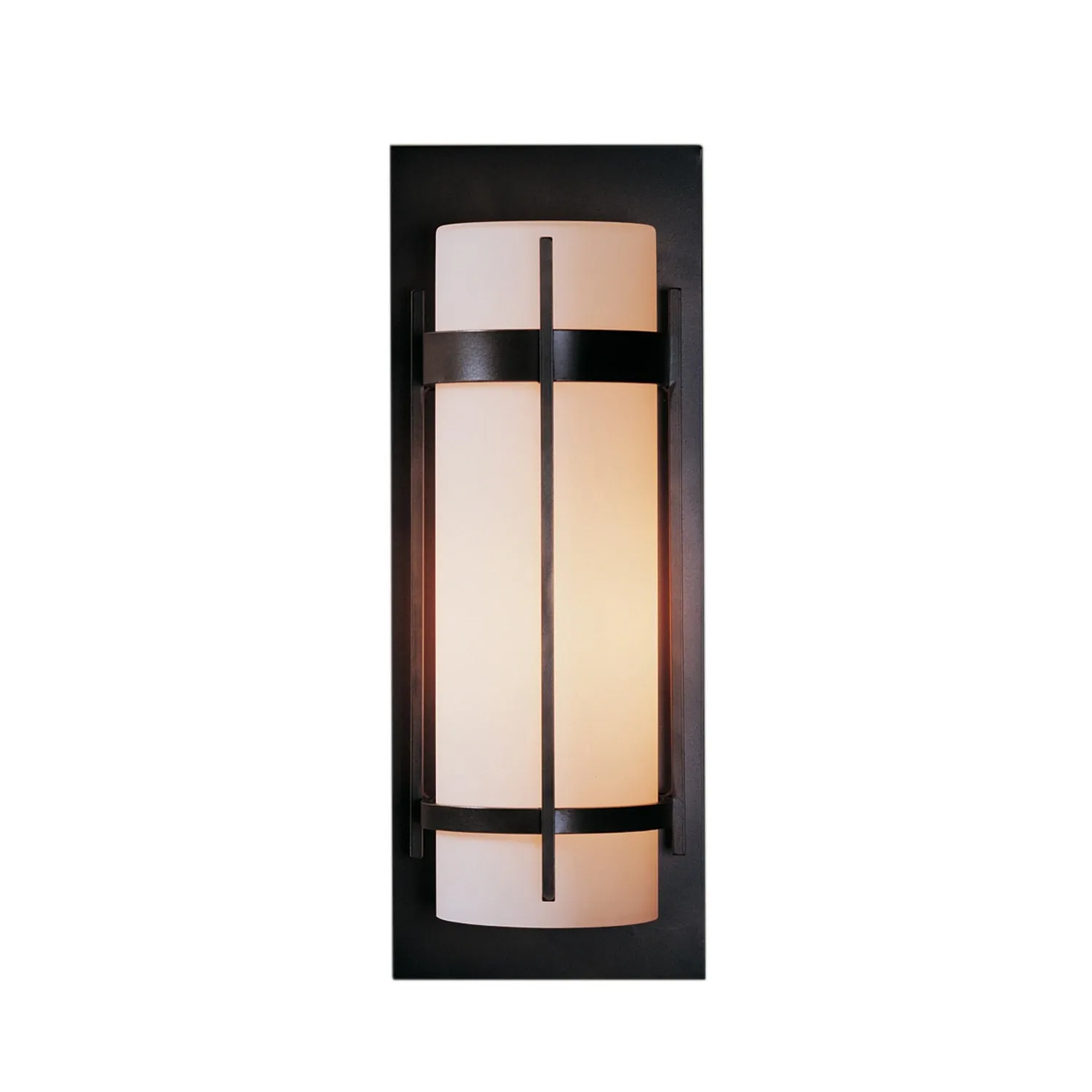 Banded One Light Outdoor Wall Sconce