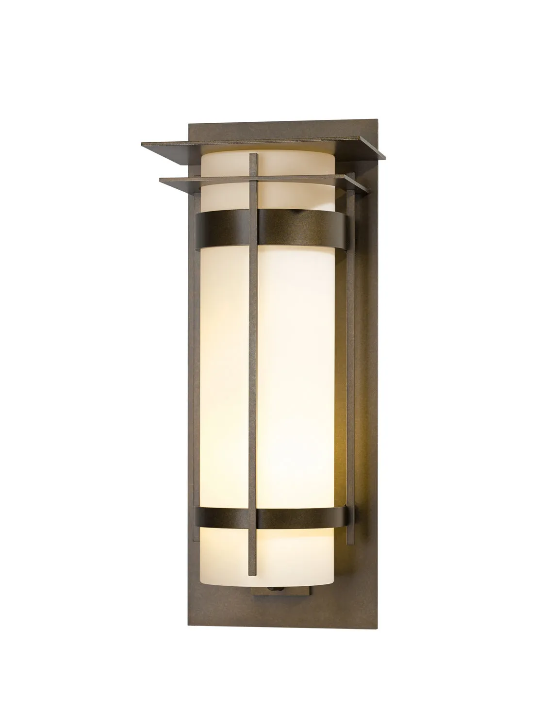 Banded One Light Outdoor Wall Sconce
