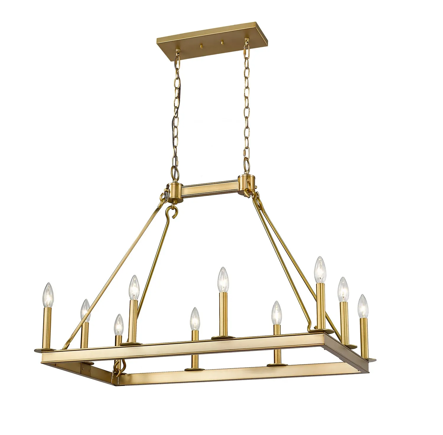 Barclay Ten Light Linear Chandelier