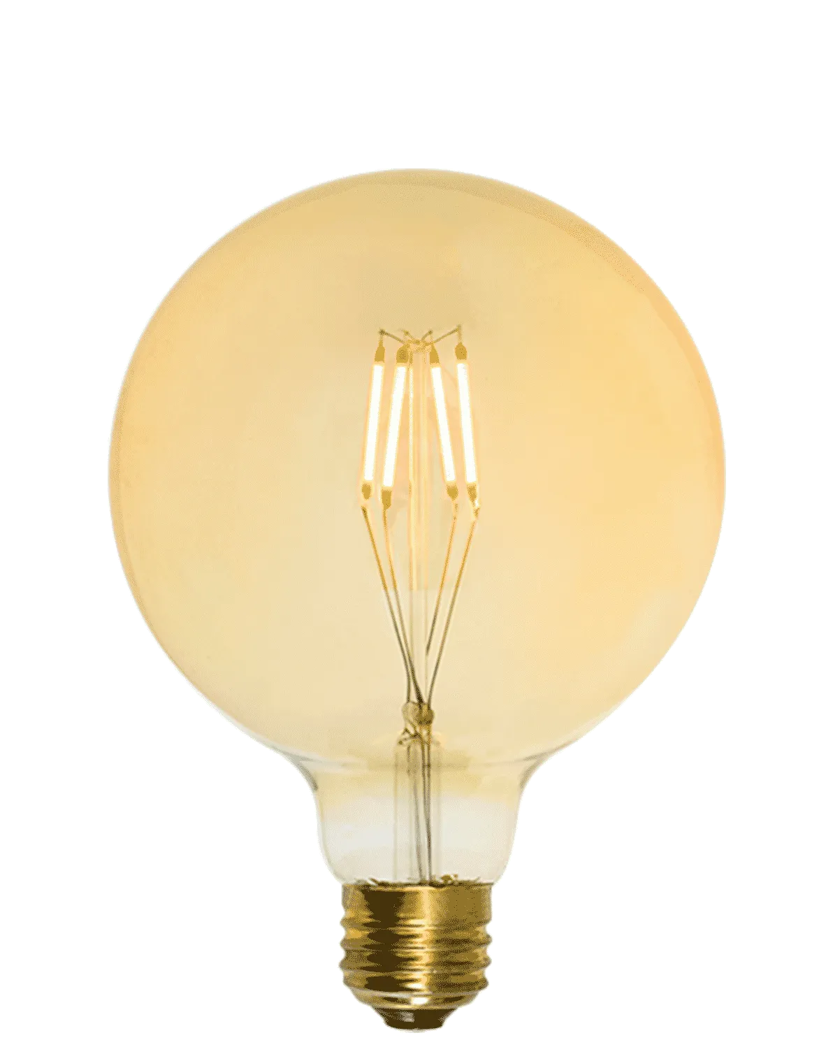 Bulb: LED Amber - 5" Globe