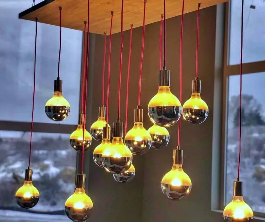 Bulb: LED Chrome Dipped 5" Globe