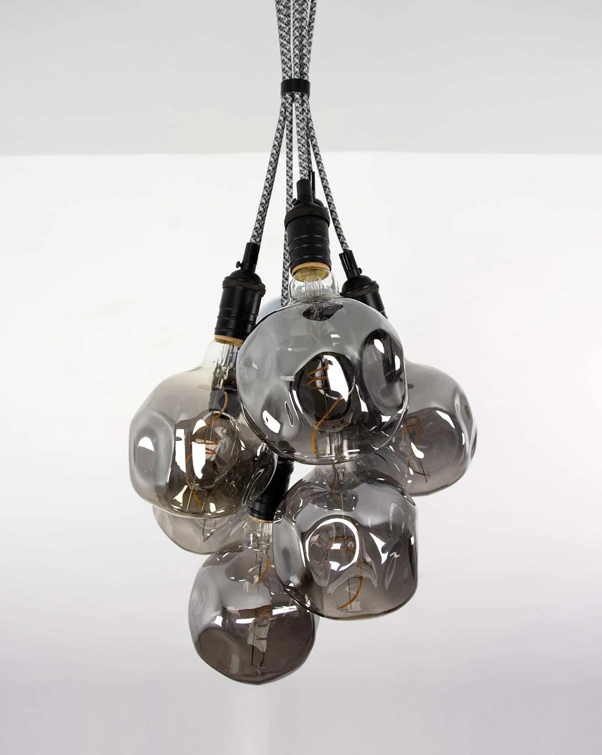 Bulb: LED Smoke Uneven 5" Globe
