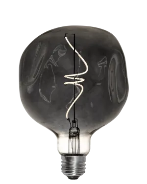 Bulb: LED Smoke Uneven 5" Globe