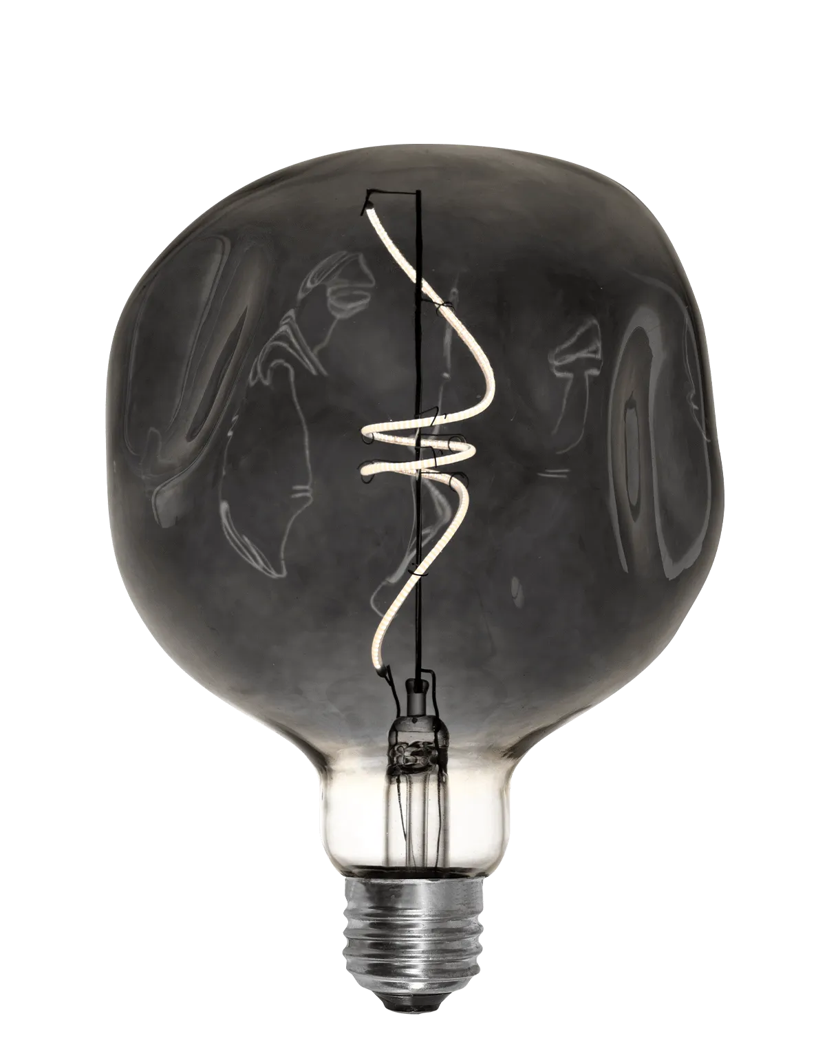 Bulb: LED Smoke Uneven 5" Globe