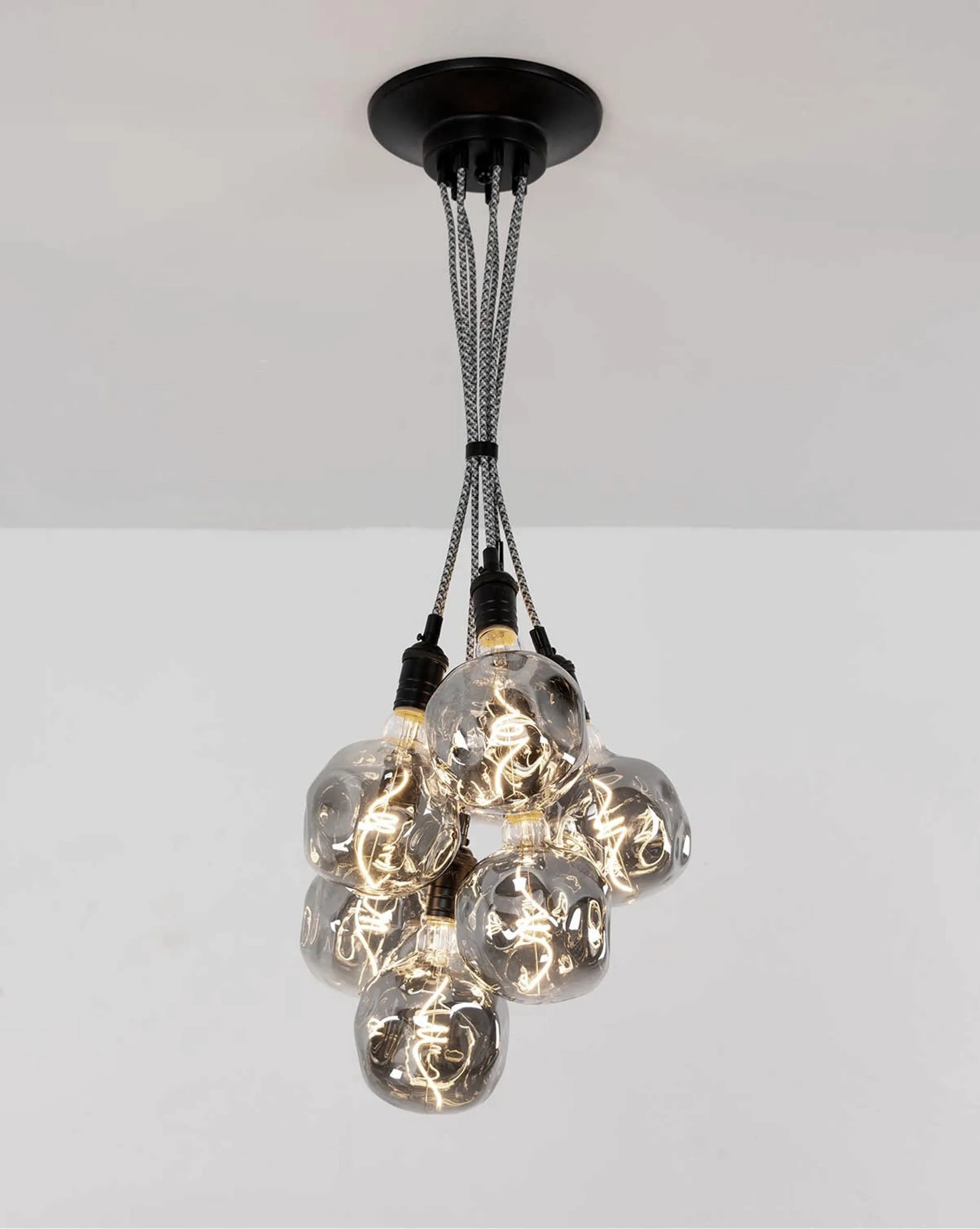 Bulb: LED Smoke Uneven 5" Globe