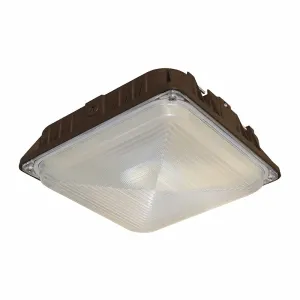 CDLX LED Power Adjustable Low Profile Canopy Light, 5/10/15/25Watt Selectable, 3000 Lumens, 120-277V, 3000k, 4000K, or 5000K