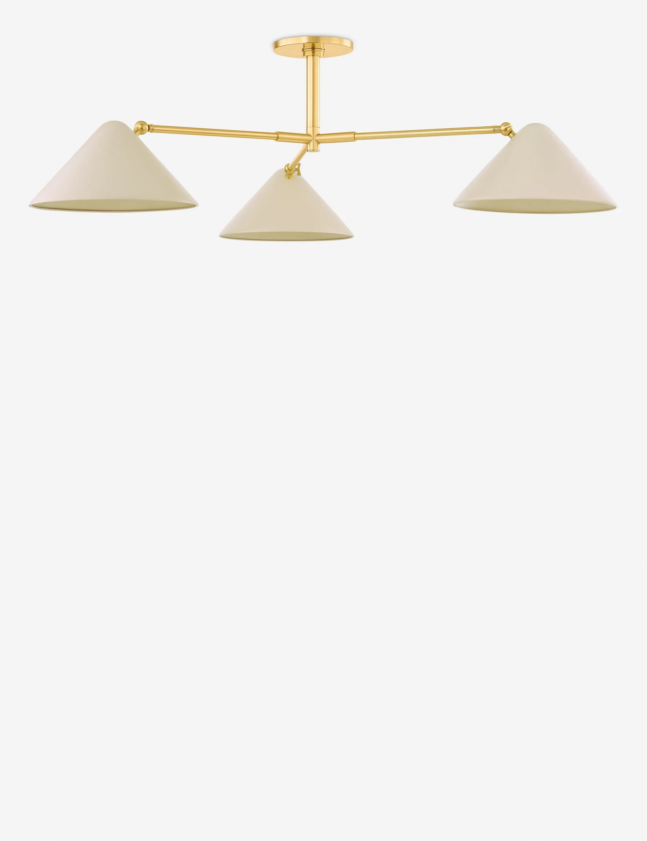 Citrine Semi-Flush Mount Light
