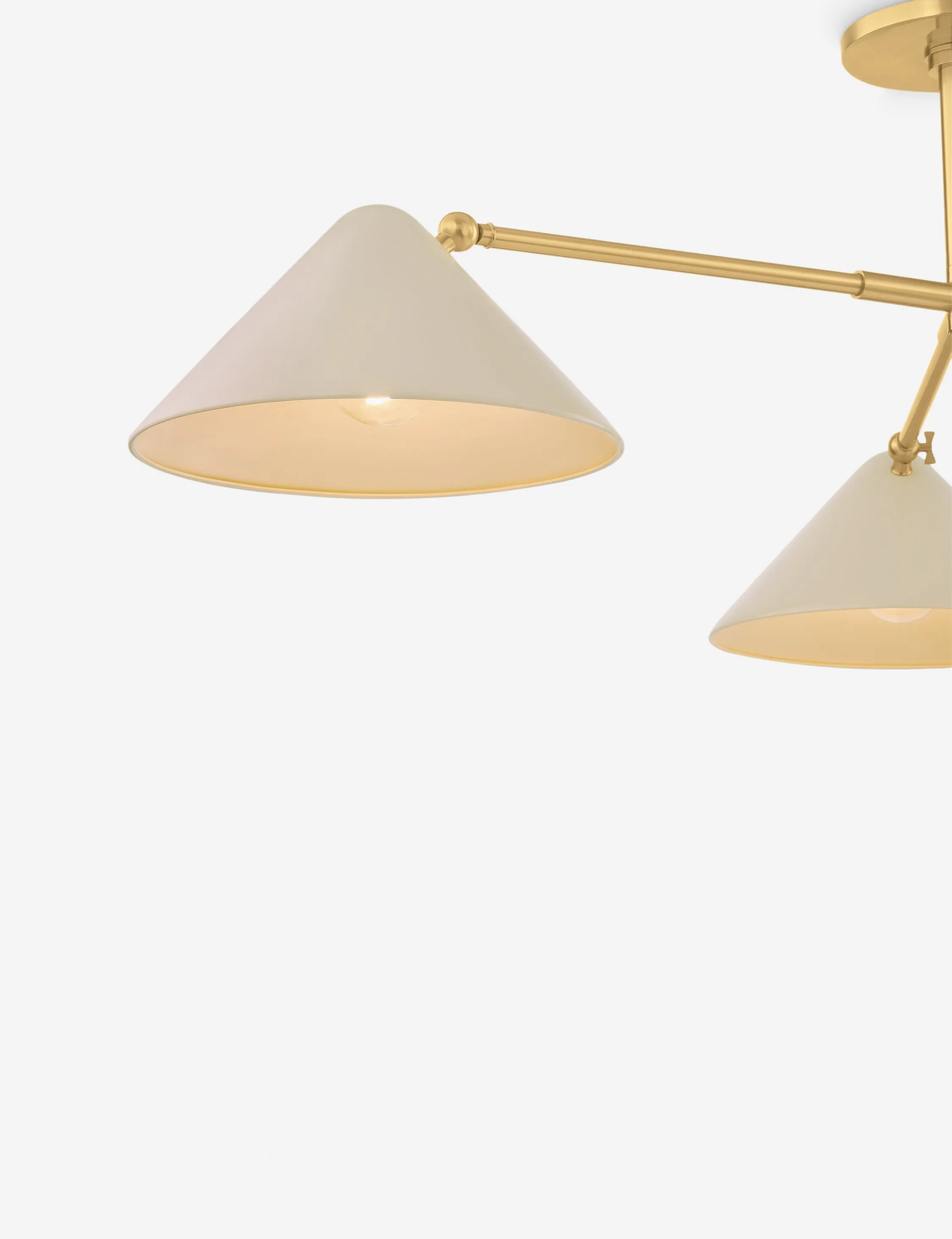 Citrine Semi-Flush Mount Light