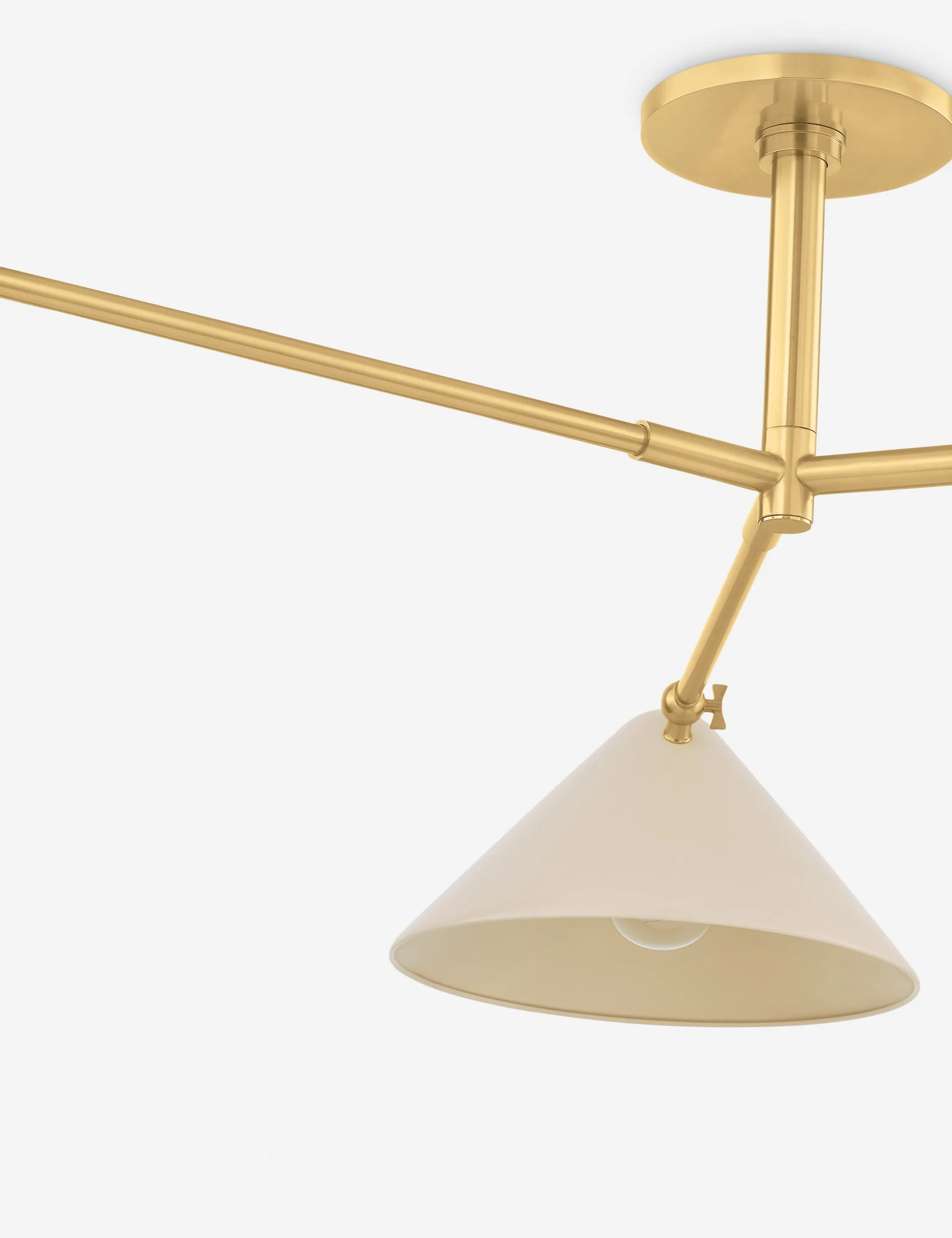 Citrine Semi-Flush Mount Light