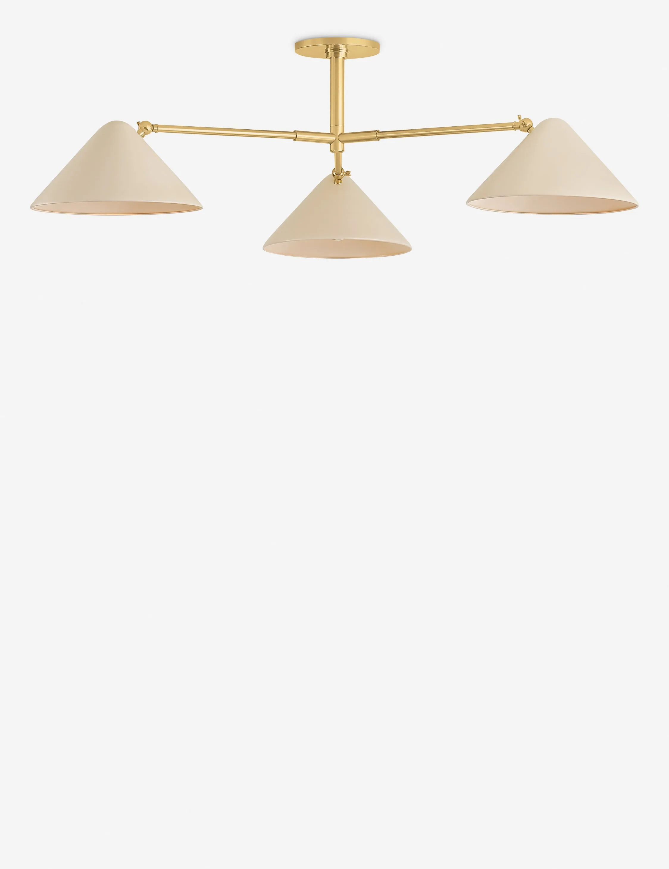 Citrine Semi-Flush Mount Light