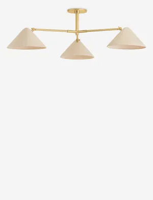 Citrine Semi-Flush Mount Light