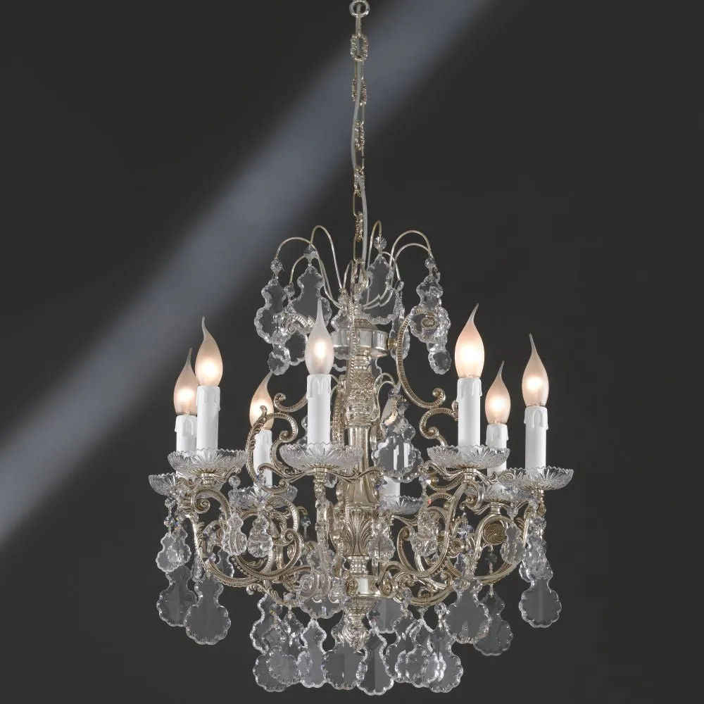 Classic Elegant Metal 8 Arm Chandelier