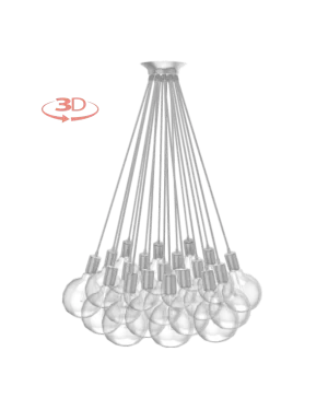 Cluster Chandelier - Even: Design Your Own 19 Pendant