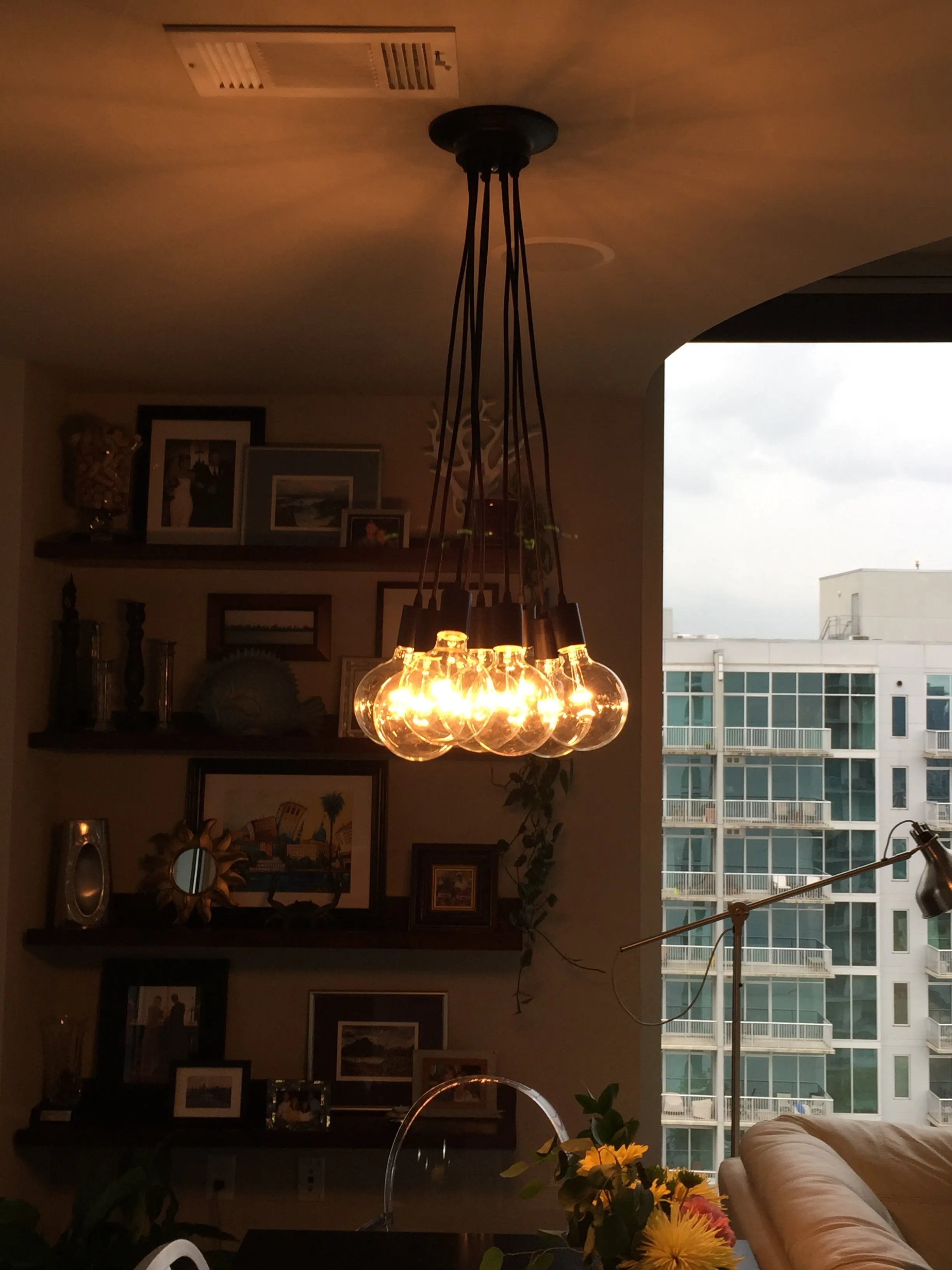 Cluster Chandelier - Even: Design Your Own 9 Pendant