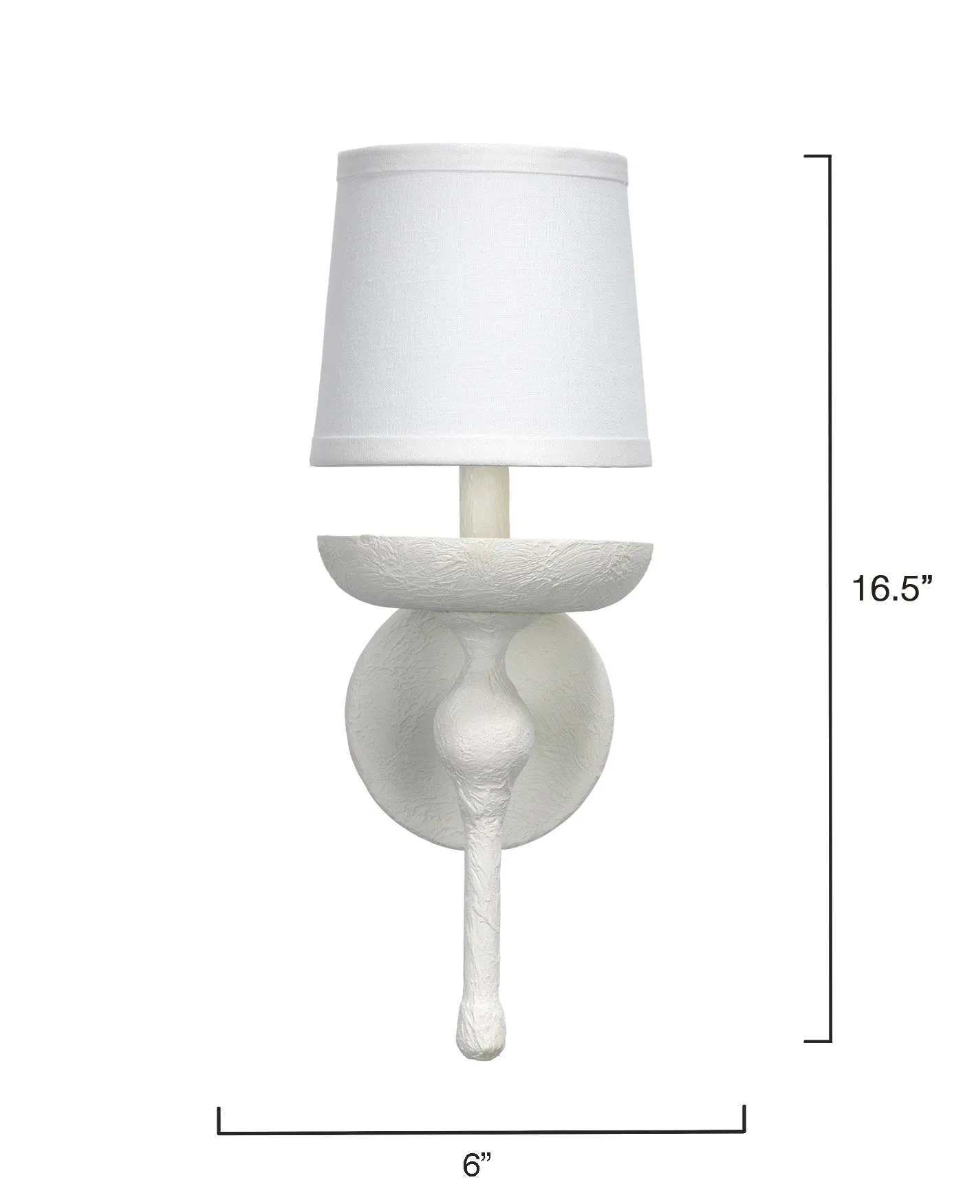 Concord Wall Sconce White