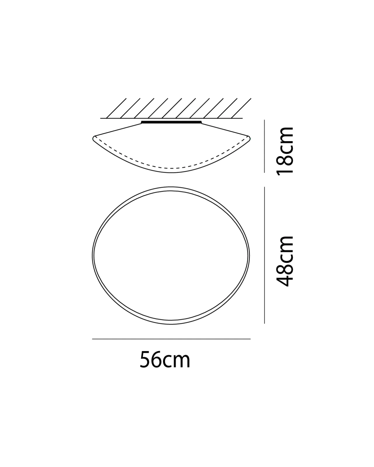 Contemporary Glass Wall & Ceiling Light
