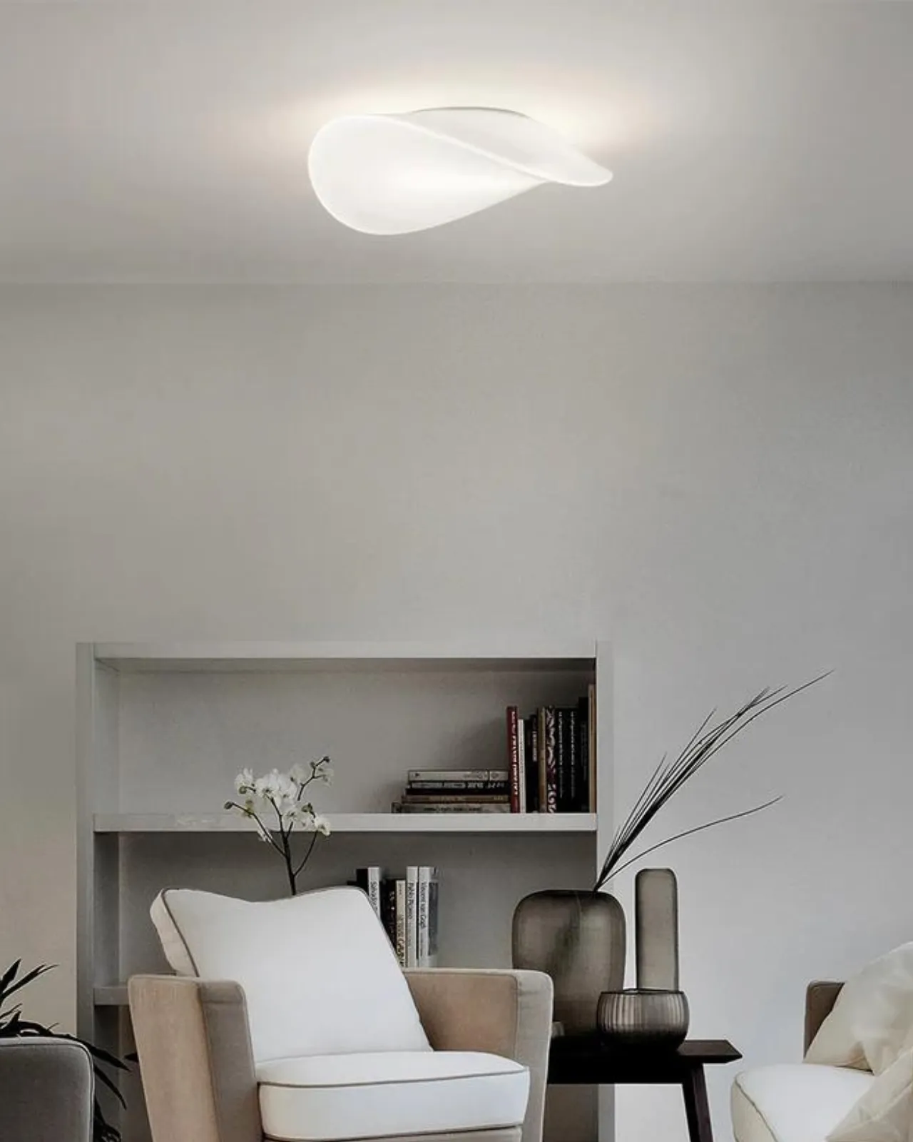 Contemporary Glass Wall & Ceiling Light