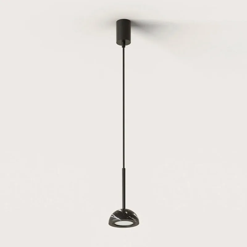 Contemporary Marble Dome Pendant