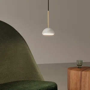 Contemporary Marble Dome Pendant