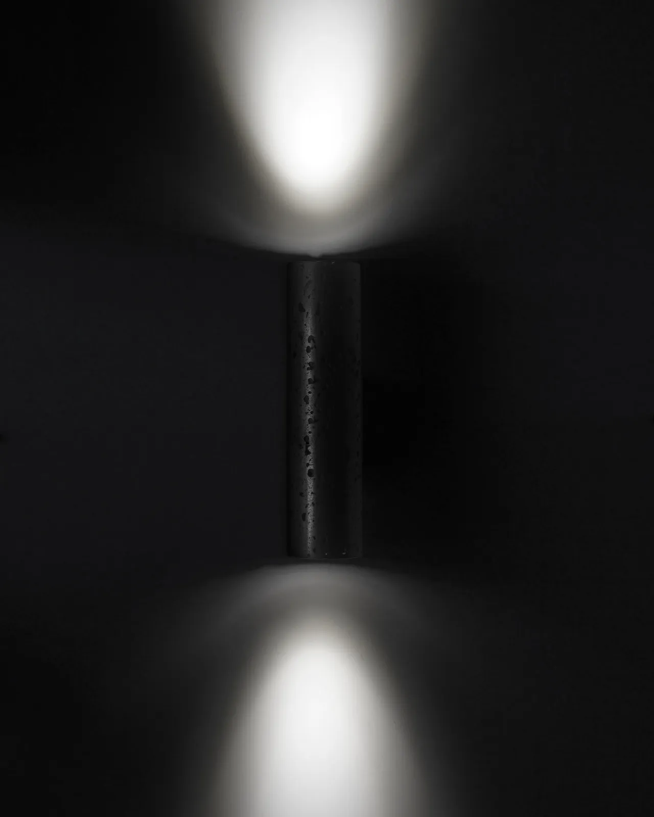Cylindrical Lava Stone Up & Down Wall Light | Buzao