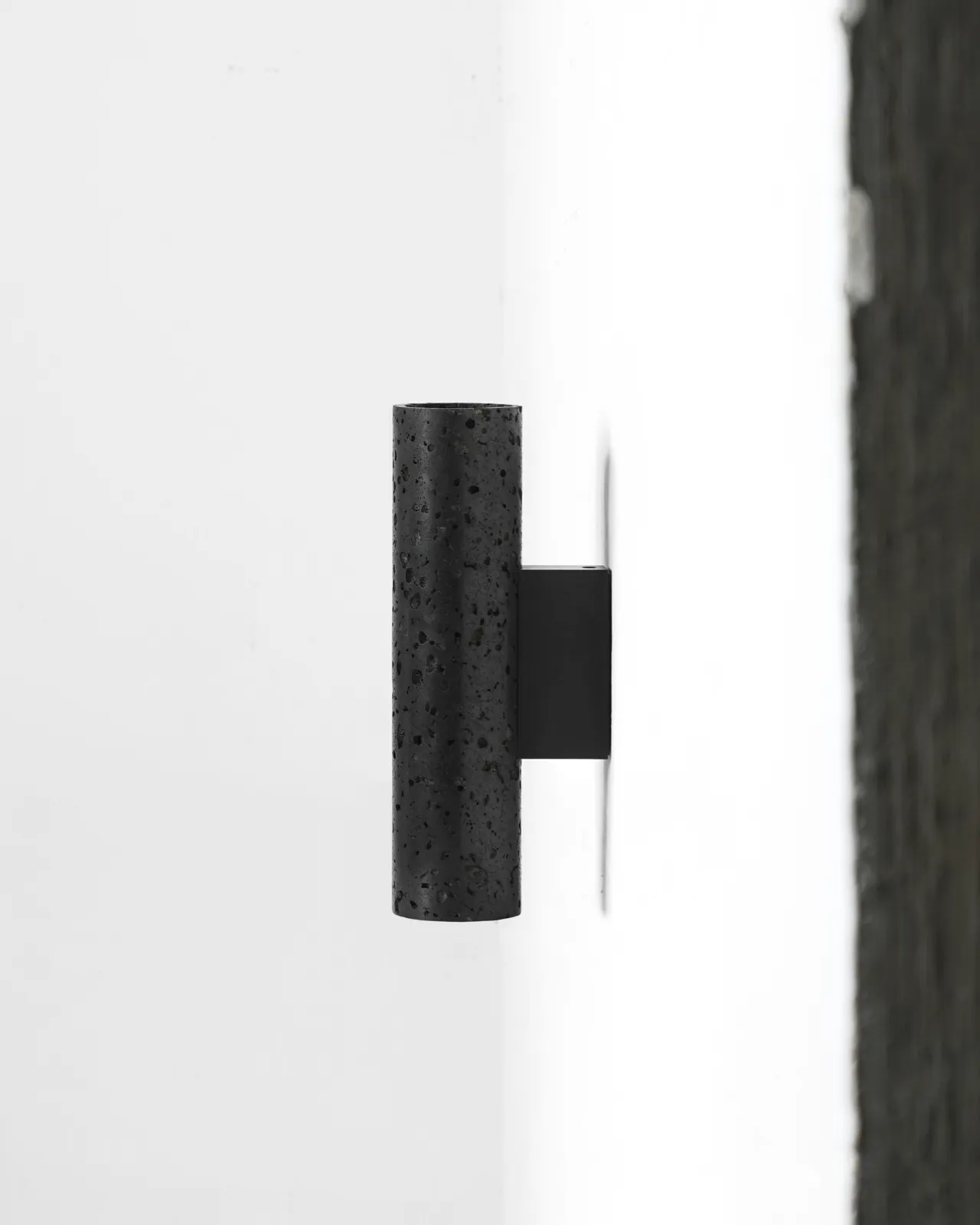 Cylindrical Lava Stone Up & Down Wall Light | Buzao