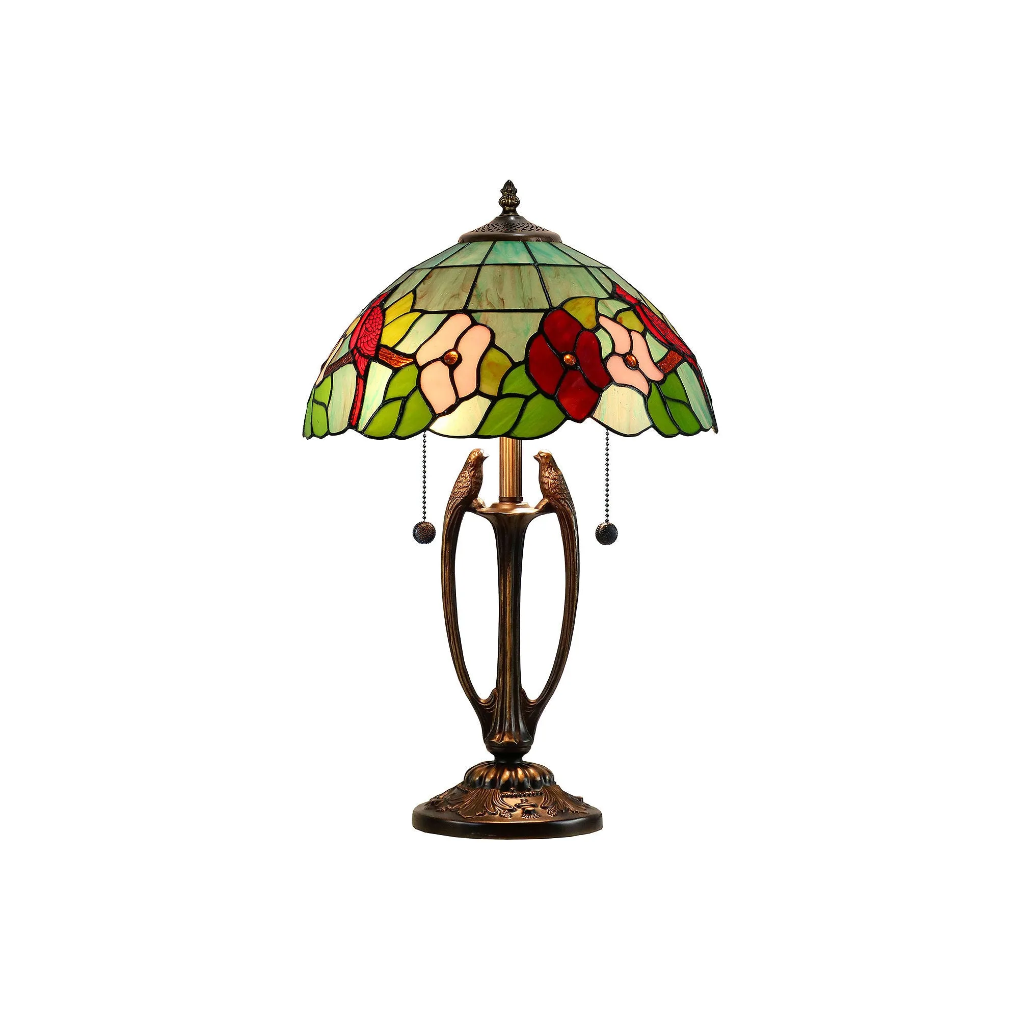 Dale Tiffany 21.5" Buttercup Tiffany Table Lamp - GREEN ONE SIZE