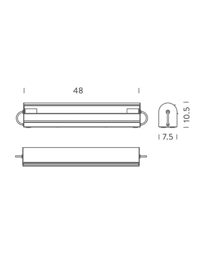 Designer Wall Light | Applique Cylindrique Longue