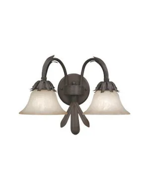 Designers Fountain Lighting 9222 ORB Alora Collection 2 Light Wall Sconce in Oil Rubbed Finish