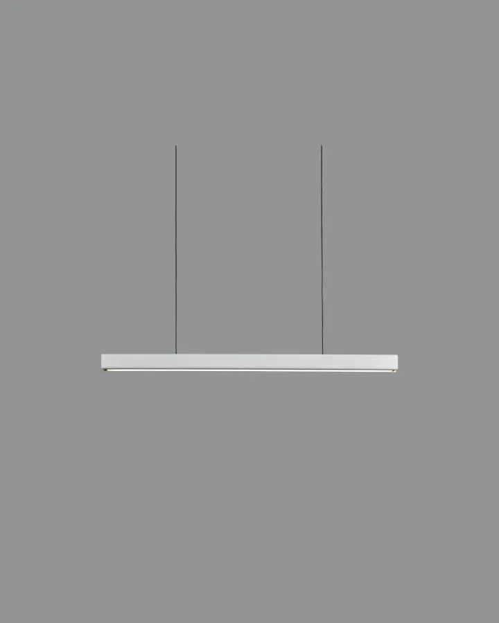 Dimmable Aluminium Linear LED Pendant Light | Two Finishes