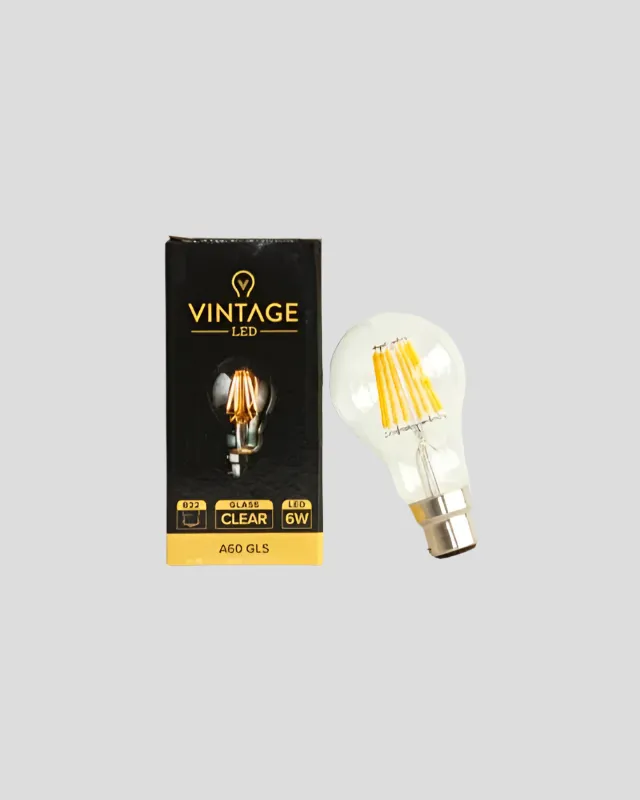 Dimmable B22 LED | A60 | 6W | 2200K