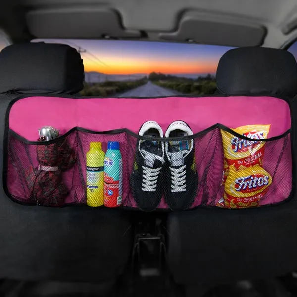 E-Z Travel Multi-Pocket Trunk Organizer Pink