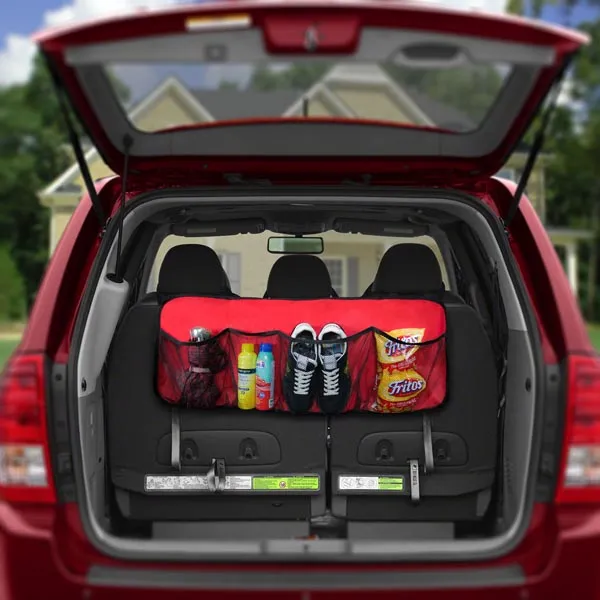 E-Z Travel Multi-Pocket Trunk Organizer Red